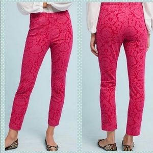EUC textured pink Anthropologie pants 💜